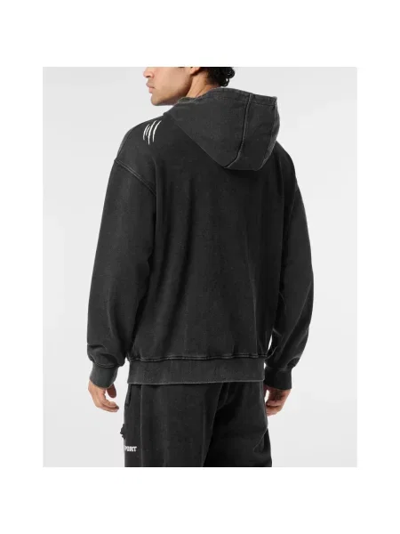 Bluza z kapturem Plein Sport czarna
