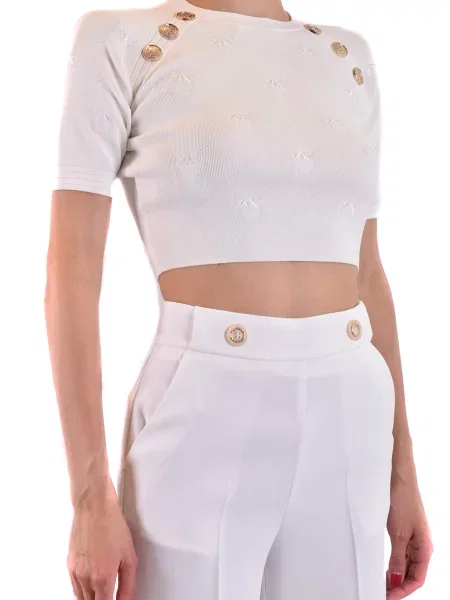 Top Pinko alb
