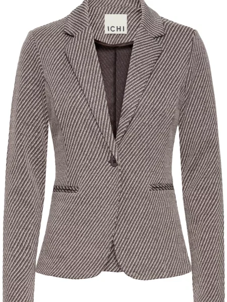 ICHI Blazer IHKATE temno rjava / svetlo siva