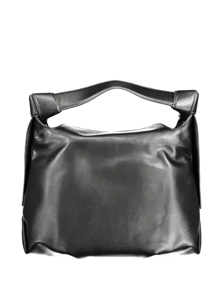 Geantă shopper Calvin Klein cu autograf negru
