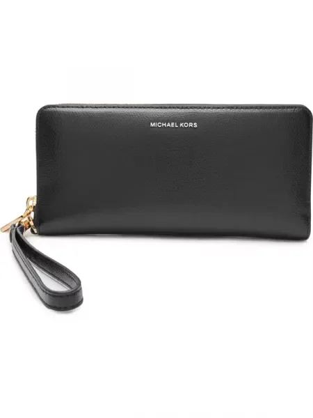 Michael Kors Bőr pénztárca Jet Set Travel fekete