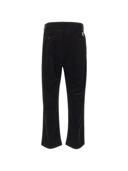 Παντελόνι Carhartt Wip κοτλέ μαύρο
