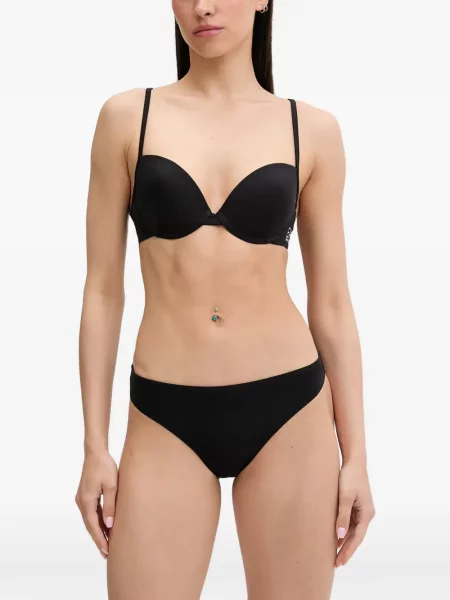 Bikini Ea7 Emporio Armani cu imagine negru