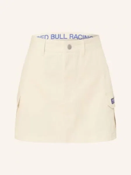 Džínová sukně Red Bull Racing X Pepe Jeans béžové