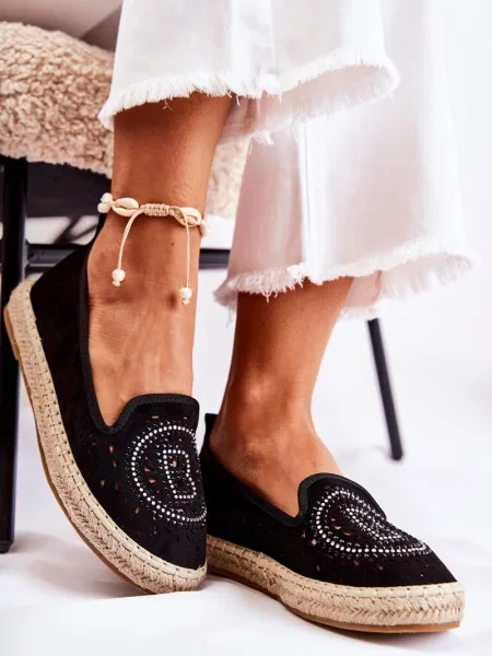 Espadrile S. Barski negru