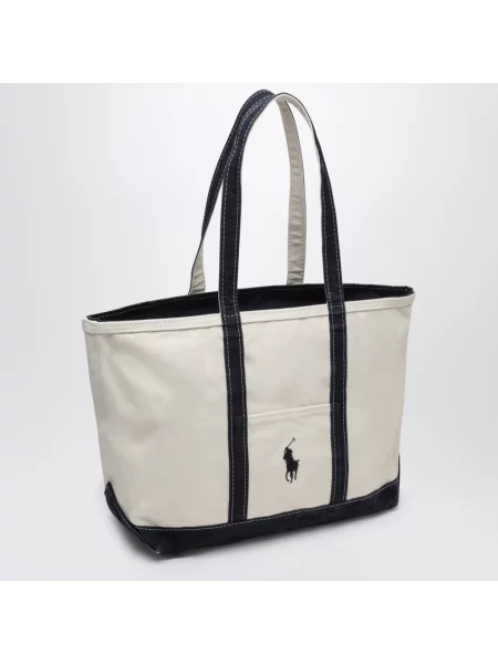 Torba Polo Ralph Lauren płócienna z logo