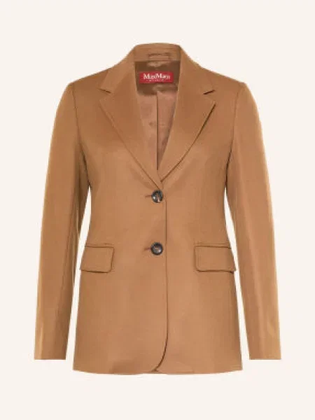 Max Mara Studio Blejzr Volpino světle hnědá
