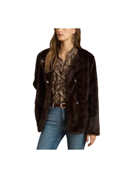 LAUREN RALPH LAUREN Futro brązowy