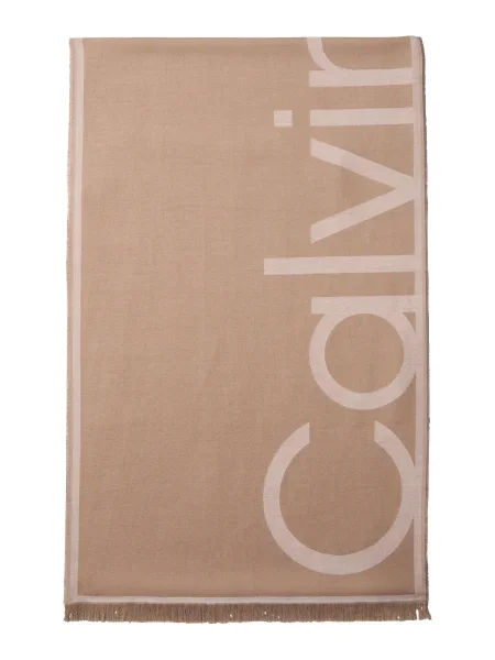Calvin Klein Fular dimensiuni mari deschis / maro deschis bej