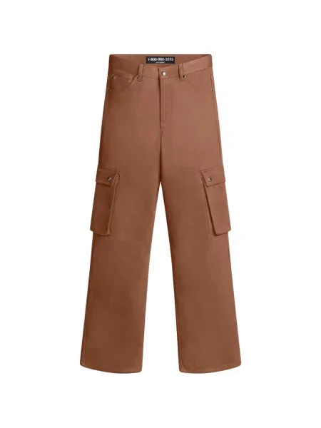 Pantaloni cargo Lostshdws maro