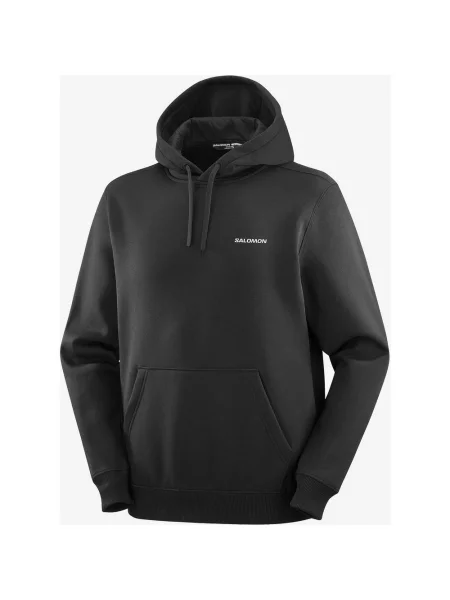 Bluza z kapturem Salomon Logo czysty XS czarny