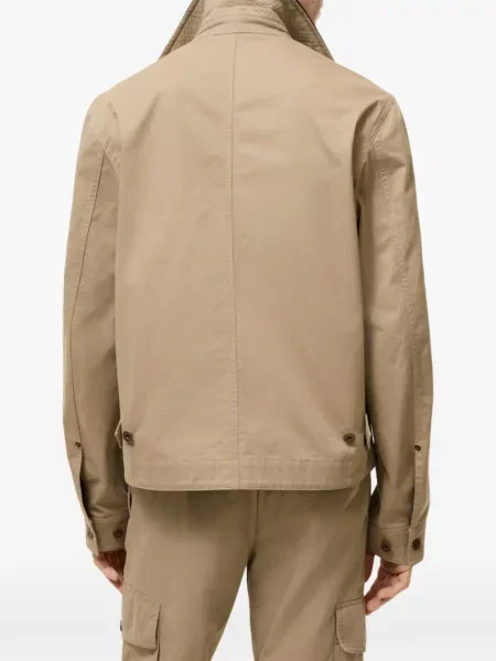 Gulerat geanta de piele Burberry