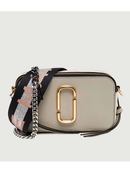 Colier Marc Jacobs din piele bej