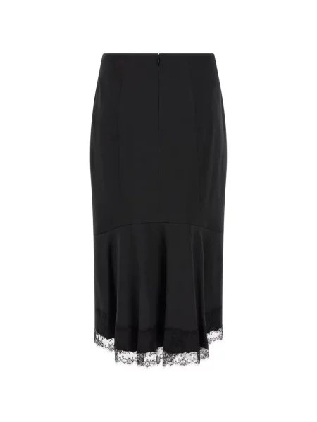 Fustă midi Ermanno Scervino din dantelă negru