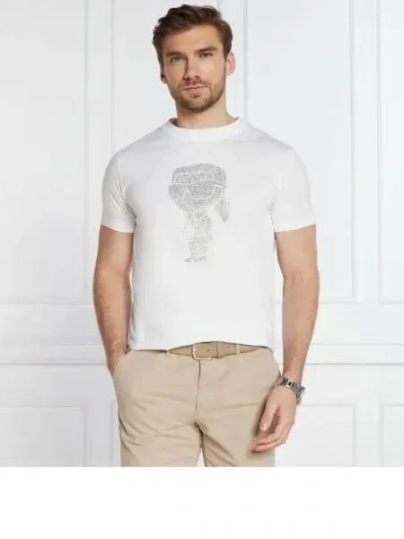 Karl Lagerfeld Tricou alb