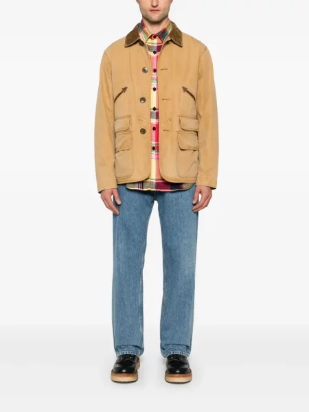 Pledas raštuotas drobė kaklaraištis Polo Ralph Lauren mėlyna