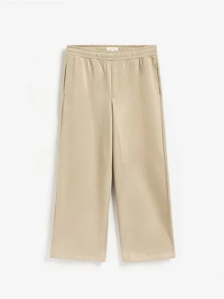 Reserved Pantaloni sport cu conținut ridicat de verde-oliv deschis verde