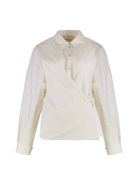 Kołnierzykowy bluzka Lemaire biała