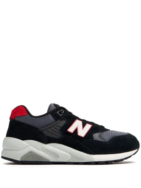 Sneakerși New Balance 327 din piele de căprioară negru
