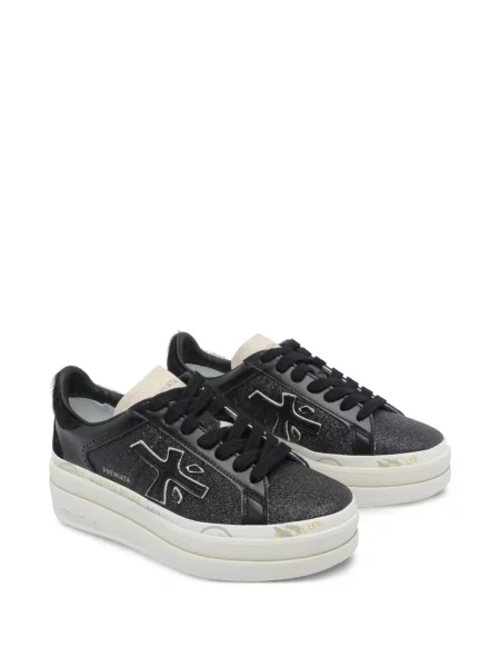 Sneakers Premiata με πλατφόρμα μαύρο
