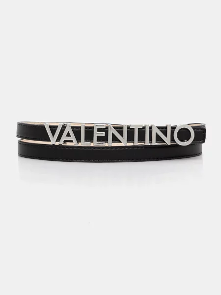 Valentino Bags Kožený pásek BELTY černý