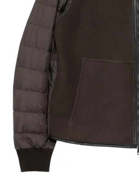 Geacă cu puf Moncler maro