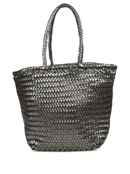Geantă shopper Dragon Diffusion din piele gri