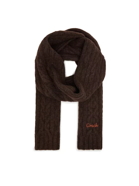 Шарф Coach коричневий