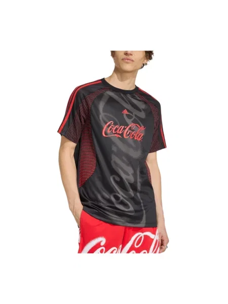 Koszulka sportowa Adidas Originals z dżerseju czarna