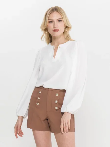 Повседневные шорты Piazza Italia без косточек коричневые