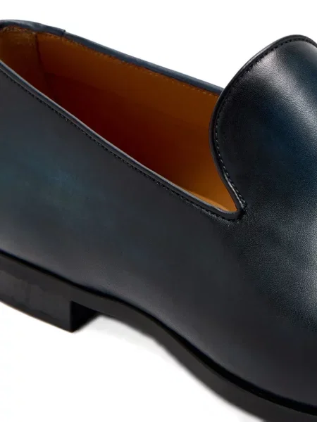 Pantofi loafer Magnanni din piele slip-on albastru