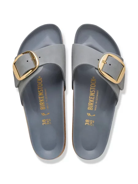 Кожаные шлепанцы Birkenstock с пряжкой