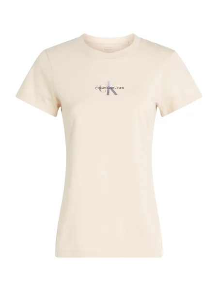 Calvin Klein Jeans Tricou Gradient Monologo bej