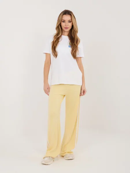 Pantaloni de trening Relevance alb