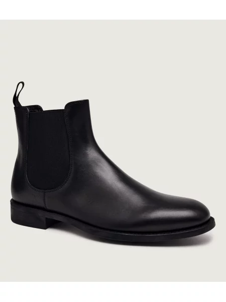 FABI De piele ghete chelsea negru