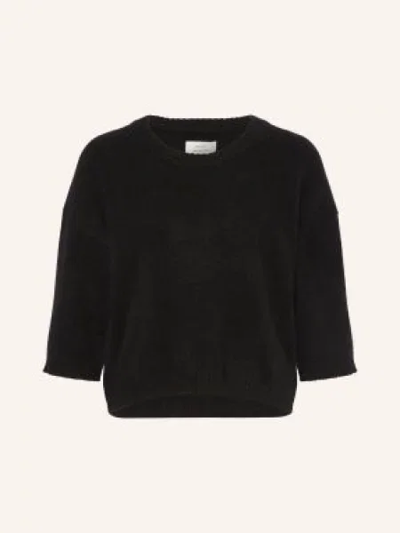 Loulou De Saison Sweter Azali Z Rękawami schwarz czarny