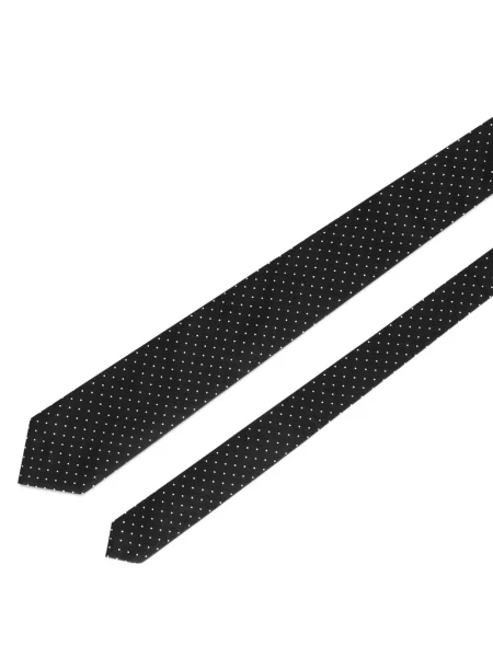 Cravată Dolce & Gabbana cu buline negru
