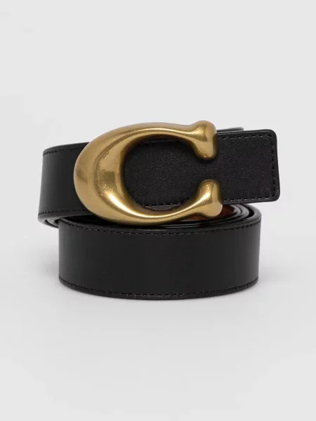 Coach de piele femei negru