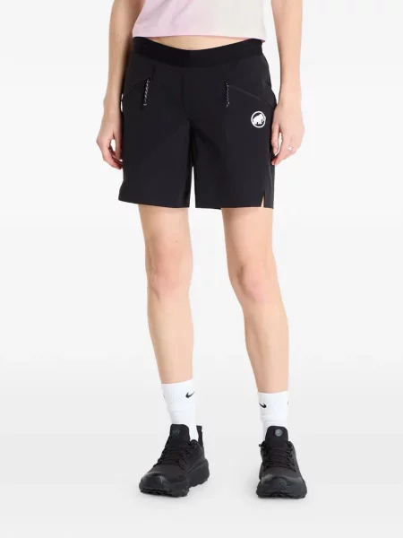 Pantaloni scurți Mammut cu imagine negru