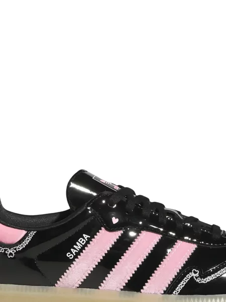 Geacă Adidas cu dungi cu autograf negru