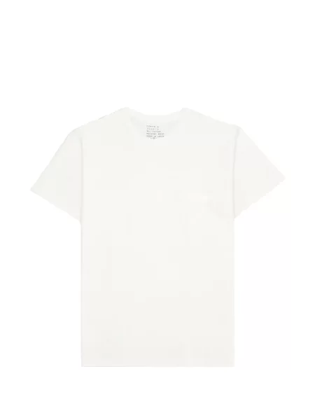 Tricou Fortela cu decolteu rotund alb