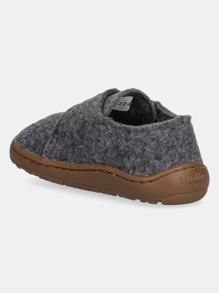 Froddo пантофи за деца BAREFOOT WOOLY сиво