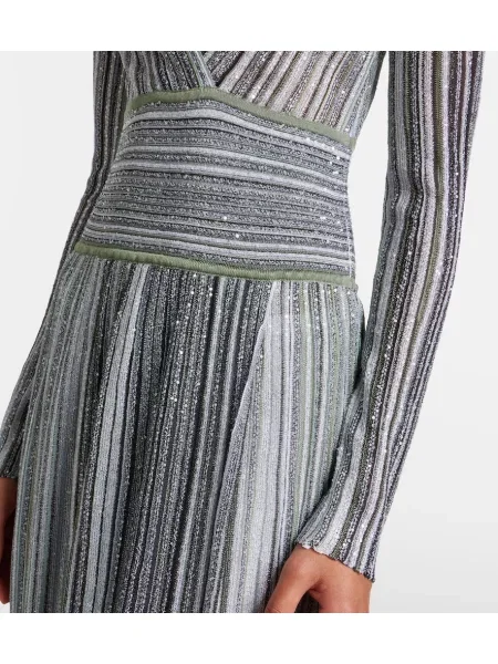 Rochie maxi Missoni cu dungi