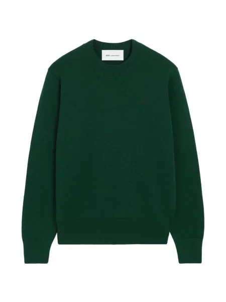 Pulover Ami Paris de lână verde