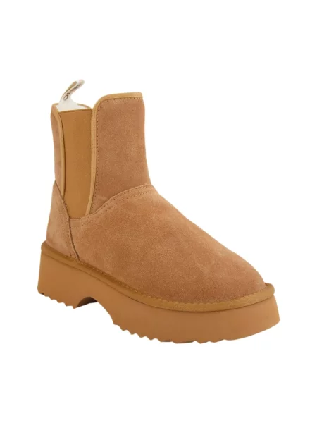 Buty do kostki Liu Jo skórzane brązowe