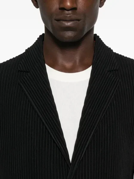 Плисиран блейзър Homme Plissé Issey Miyake черно