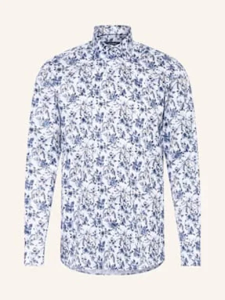 Olymp Signature Košile Signature Tailored Fit tmavě modrá bílá