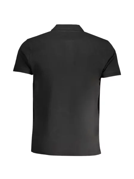 Tricou polo Cavalli Class cu broderie negru