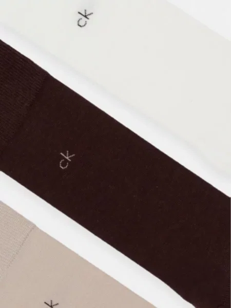 Calvin Klein ponožky pánske s bavlnou béžová
