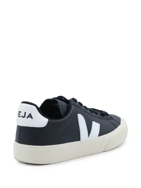 Sneakerși Veja Campo cu autograf negru